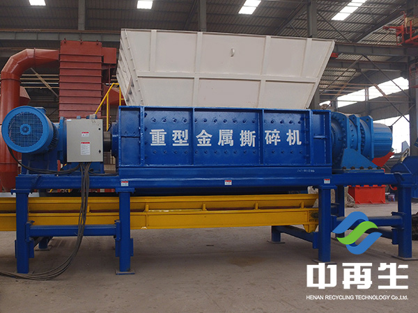 大型撕碎機生產線